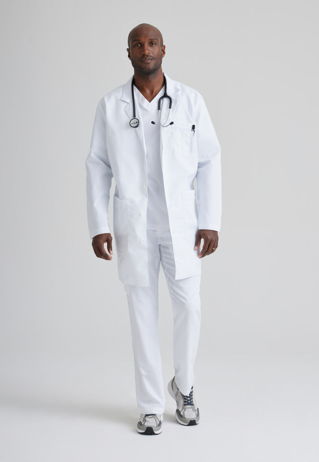 Noah Lab Coat - White