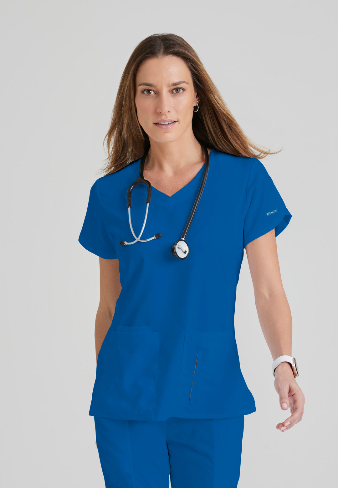 Cora Top - New Royal - Grey's Anatomy Scrubs