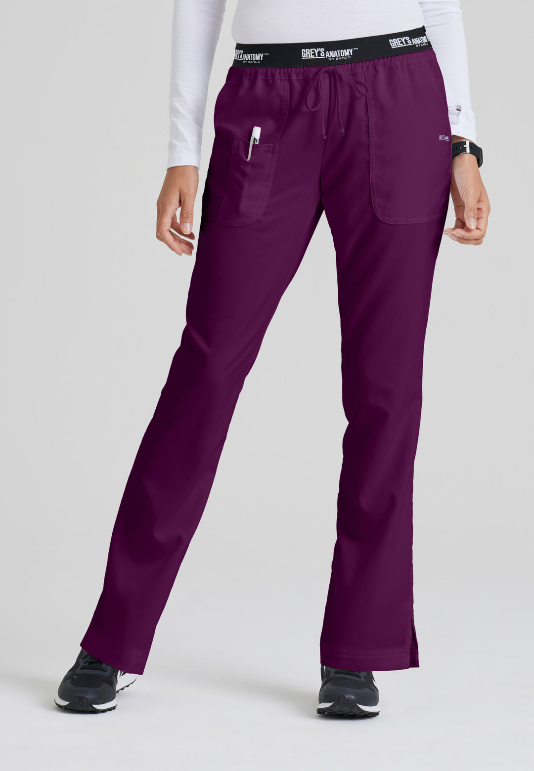 Aubrey Pant - Wine - Grey's Anatomy Scrubs