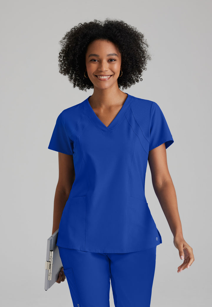 Racer Top - Cobalt - Grey's Anatomy Scrubs