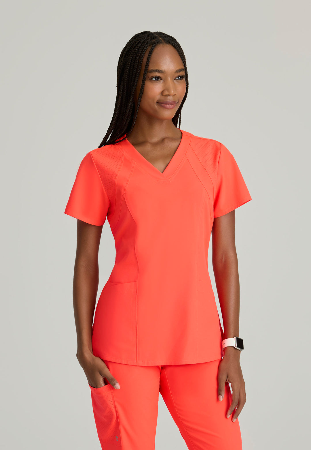 Racer Top - Neon Flame - Grey's Anatomy Scrubs