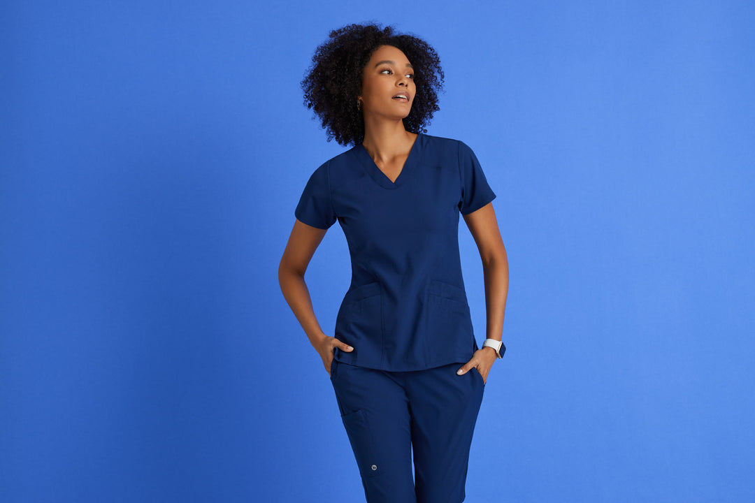 Pulse Top - Black - Grey's Anatomy Scrubs