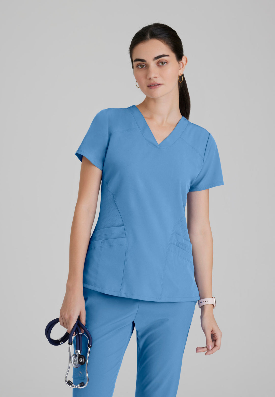 Pulse Top - Ciel Blue - Grey's Anatomy Scrubs