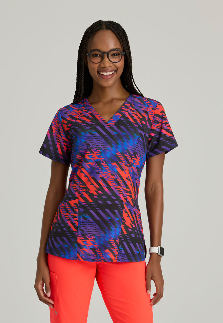 Thrive Print Top - Radiant Prism