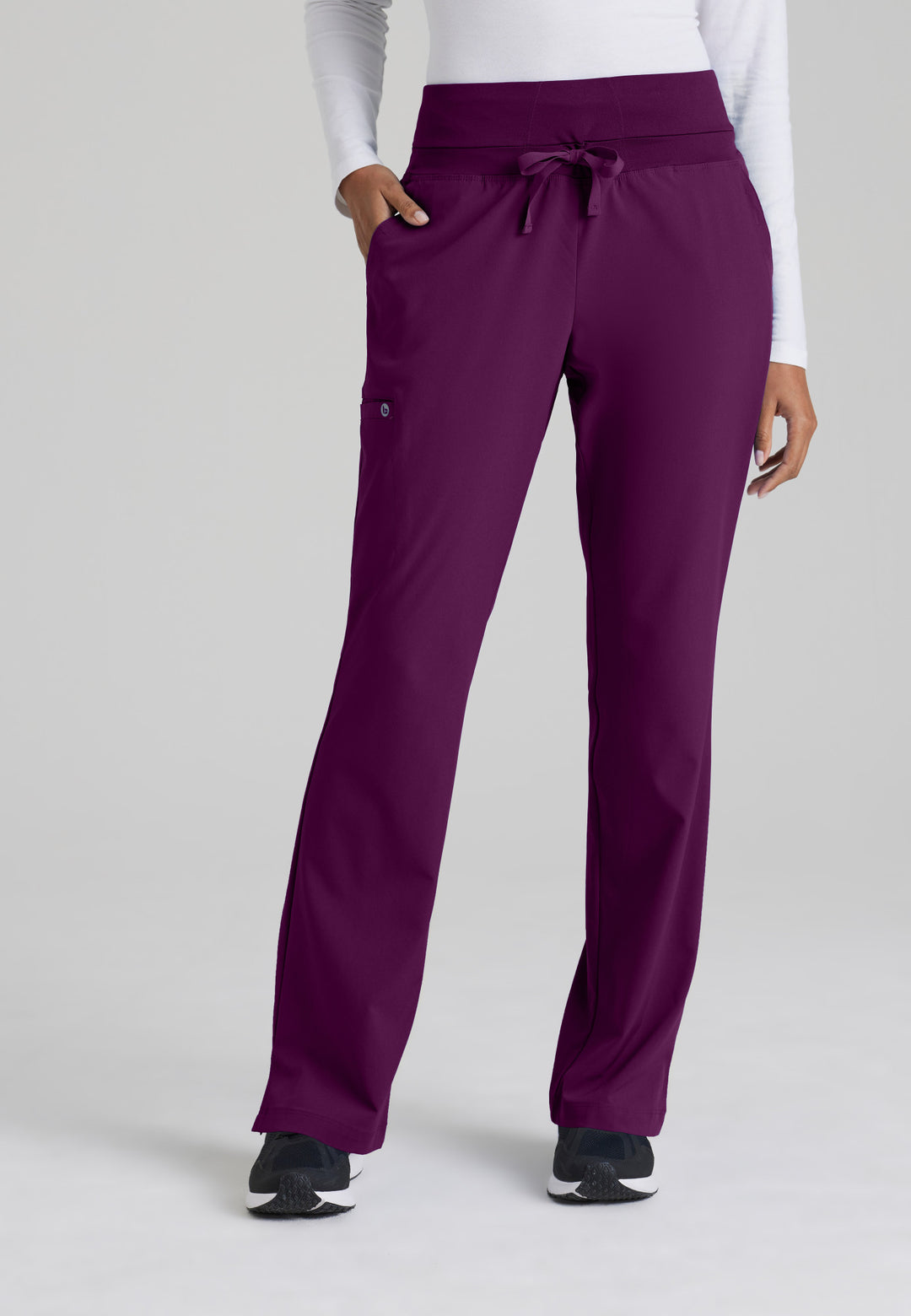 Stride Pant - Wine - Grey's Anatomy Scrubs