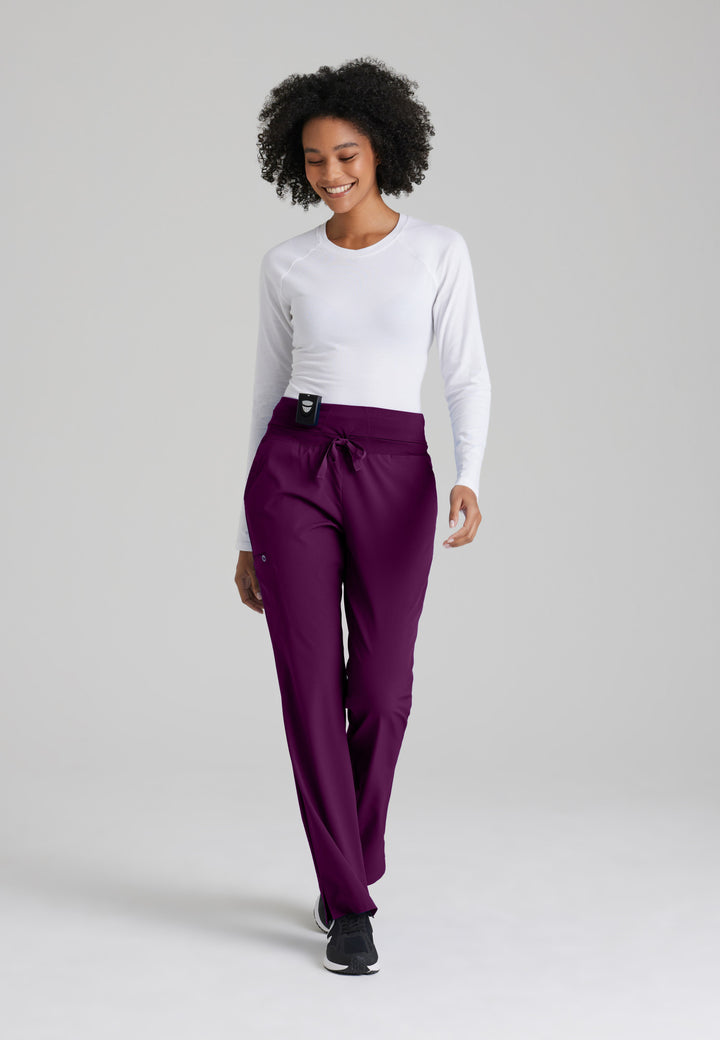 Stride Pant - Wine - Grey's Anatomy Scrubs