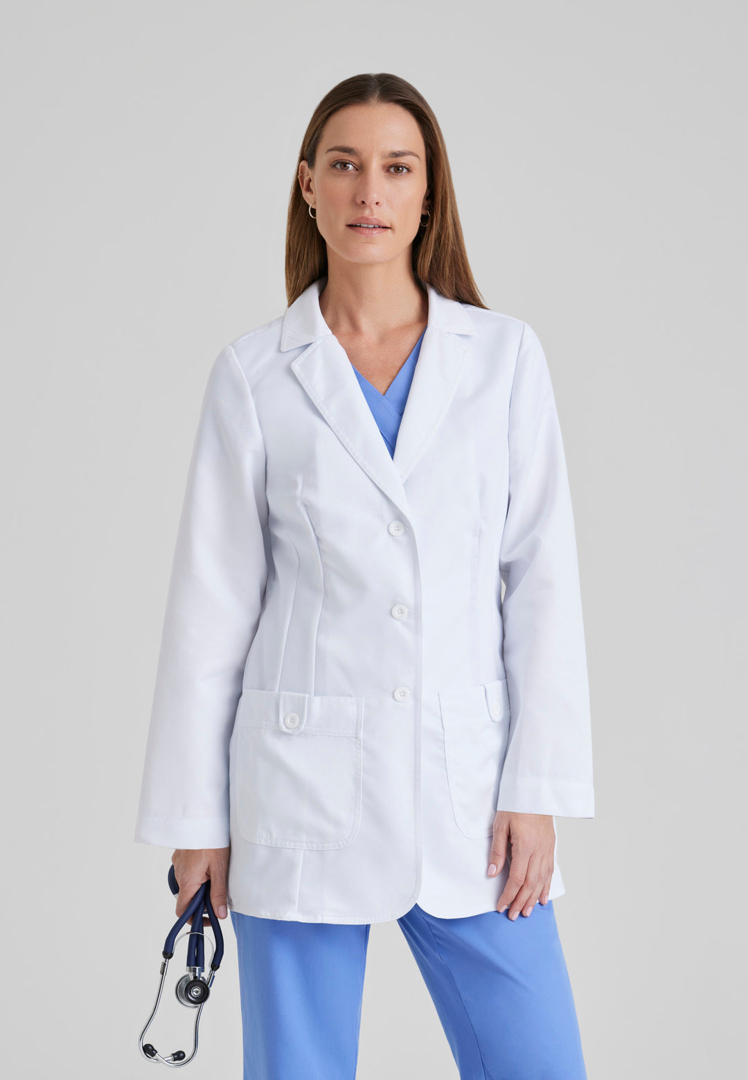 Hannah Lab Coat - White