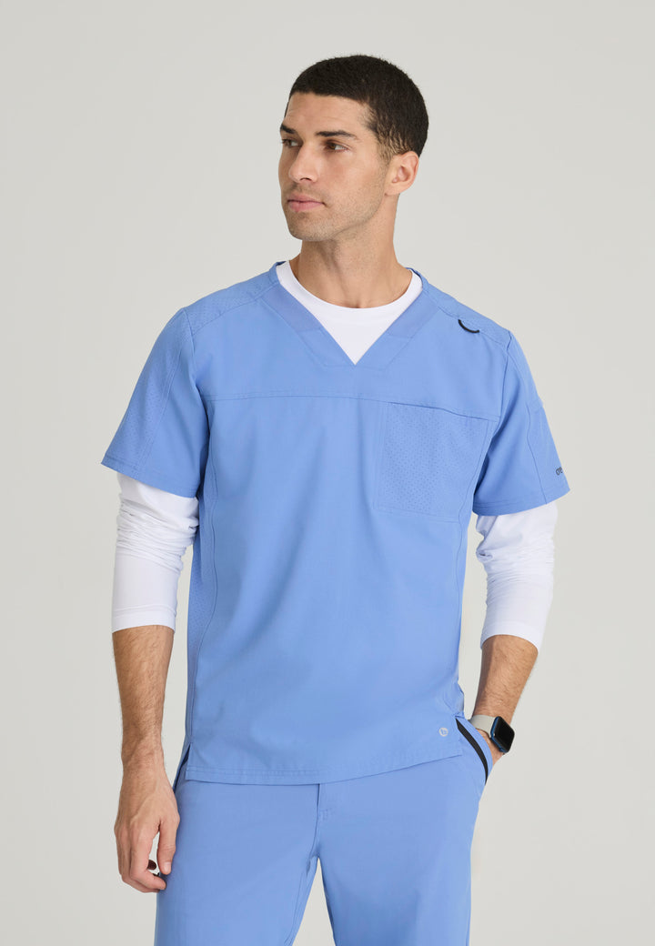 Velocity Top - Ciel Blue - Grey's Anatomy Scrubs