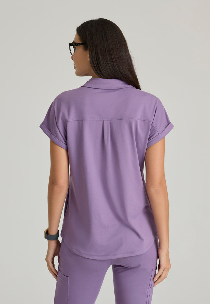 Engage Knit Top - Dusty Lavender