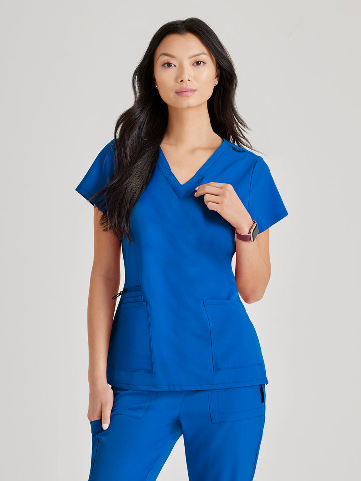 Purpose Top - New Royal - Grey's Anatomy Scrubs