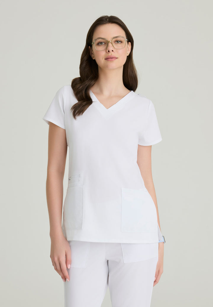 Purpose Top - White - Grey's Anatomy Scrubs