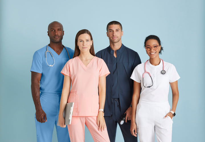 Purpose Top - Indigo - Grey's Anatomy Scrubs