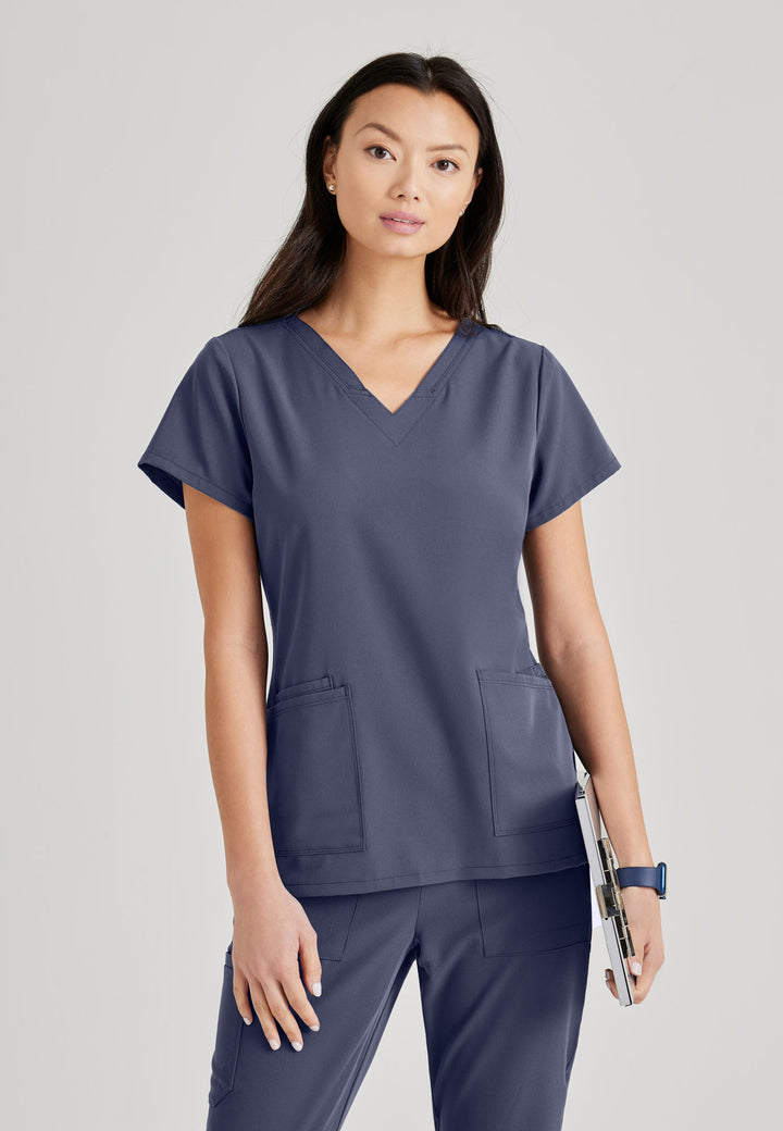 Purpose Top - Steel - Grey's Anatomy Scrubs