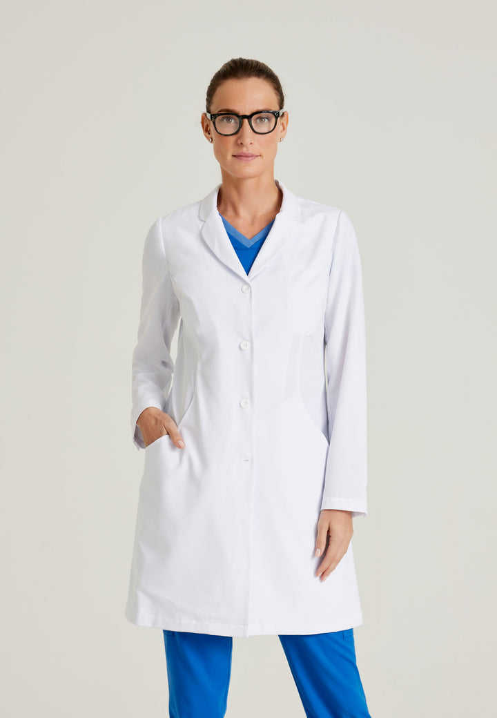 Penelope Lab Coat - White