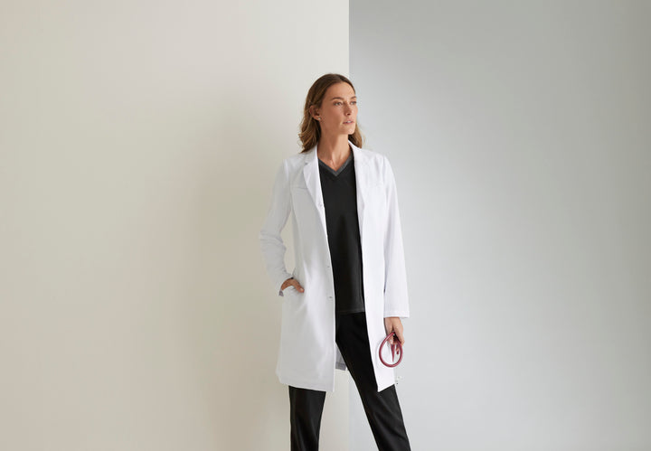 Penelope Lab Coat - White