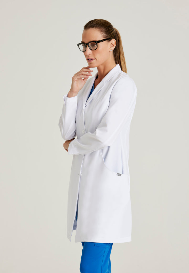 Penelope Lab Coat - White