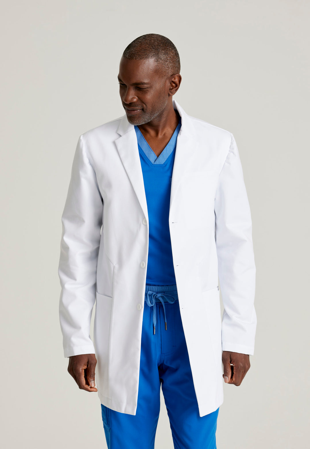 Derek Lab Coat - White