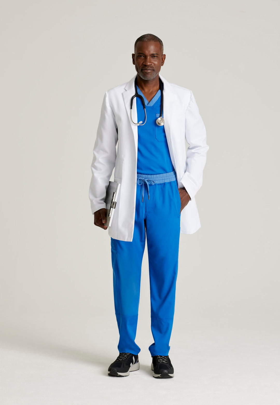 Derek Lab Coat - White