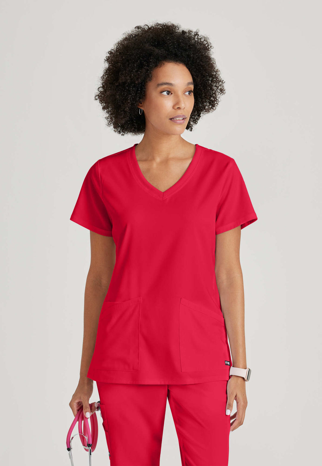 Serena Top - Scarlet Red