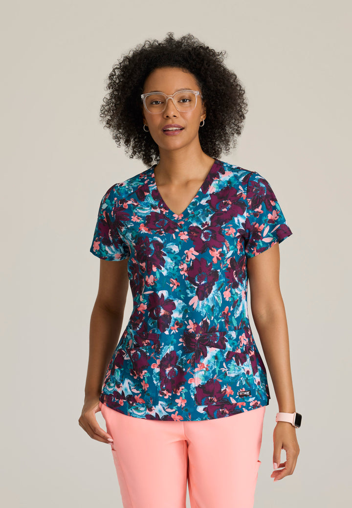 Ella Print Top - Spring Meadow