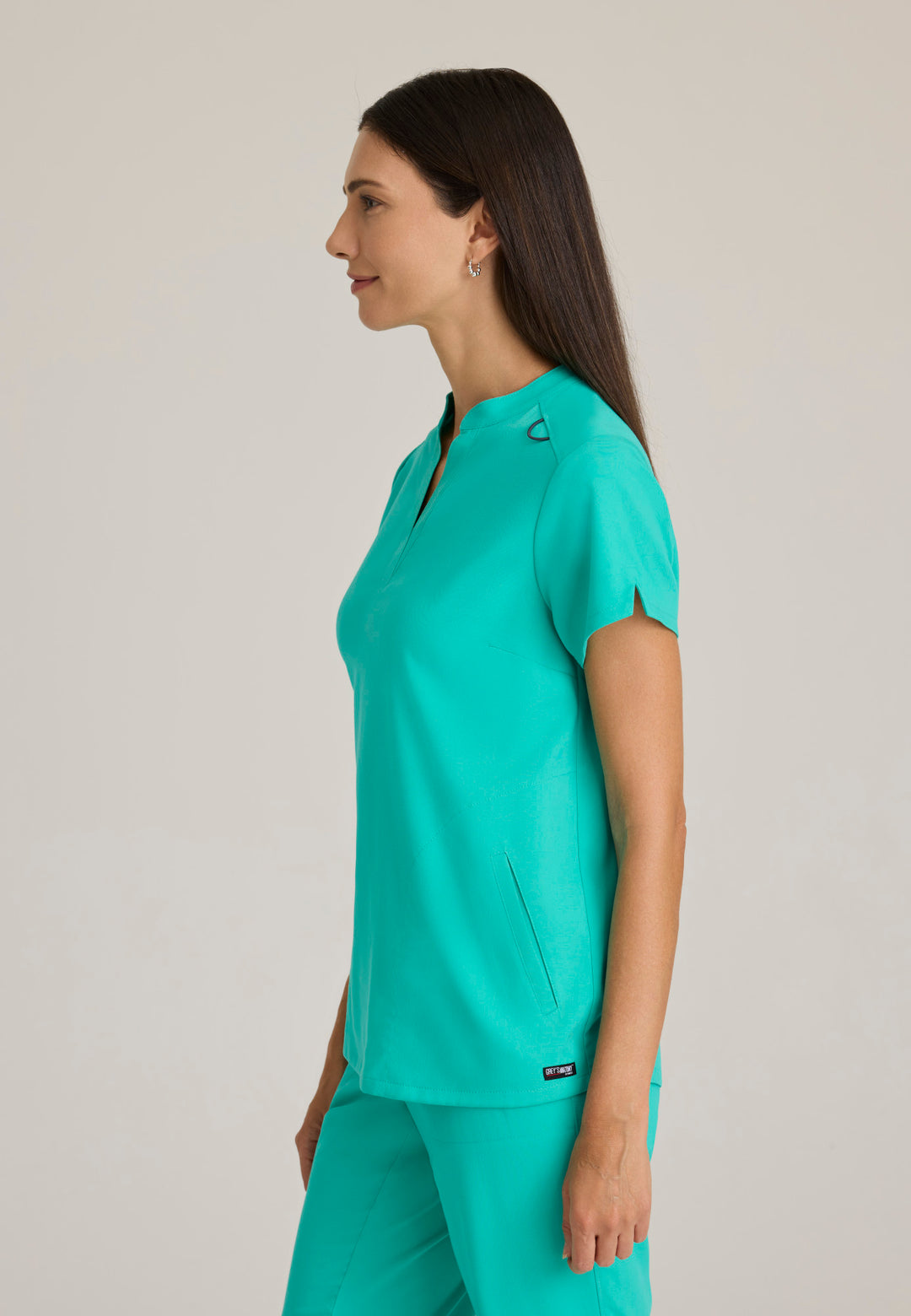 Avery Top - Alpine Aqua