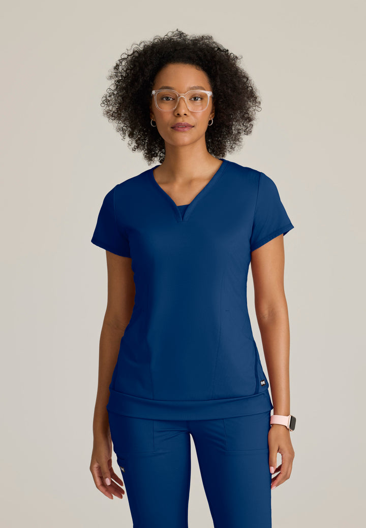 Motivate Knit Top - Indigo