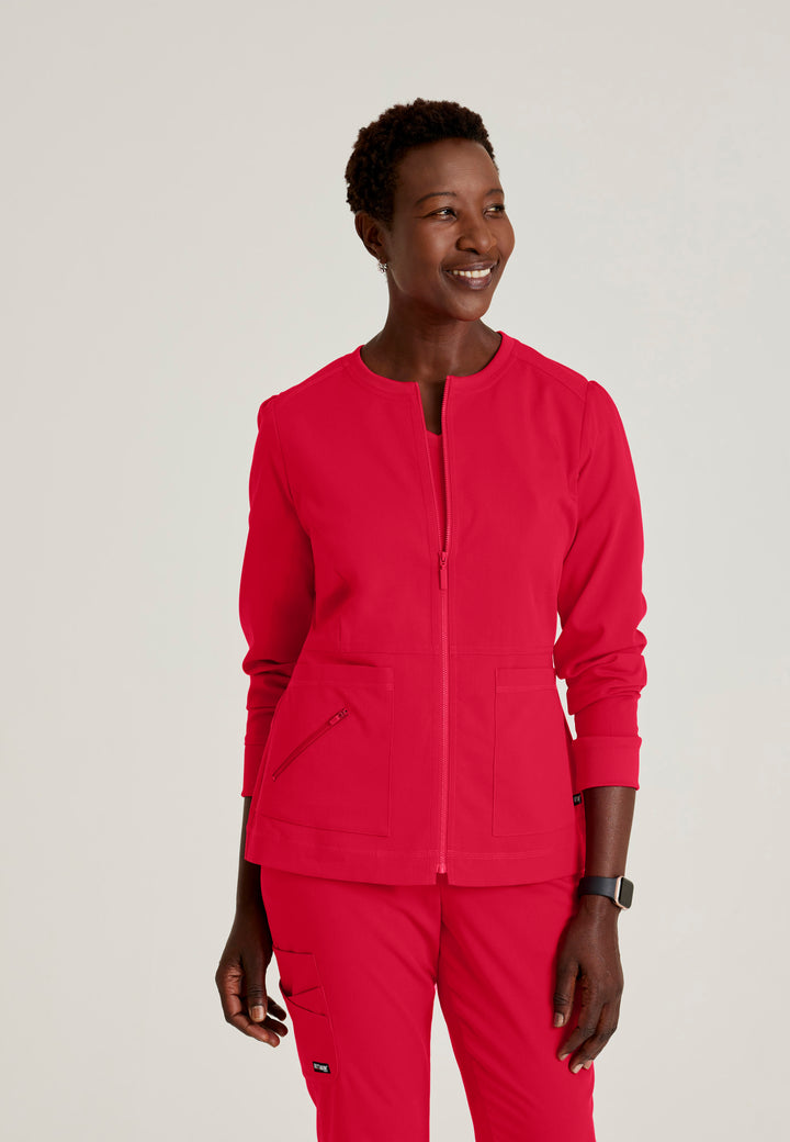 Millie Jacket - Scarlet Red