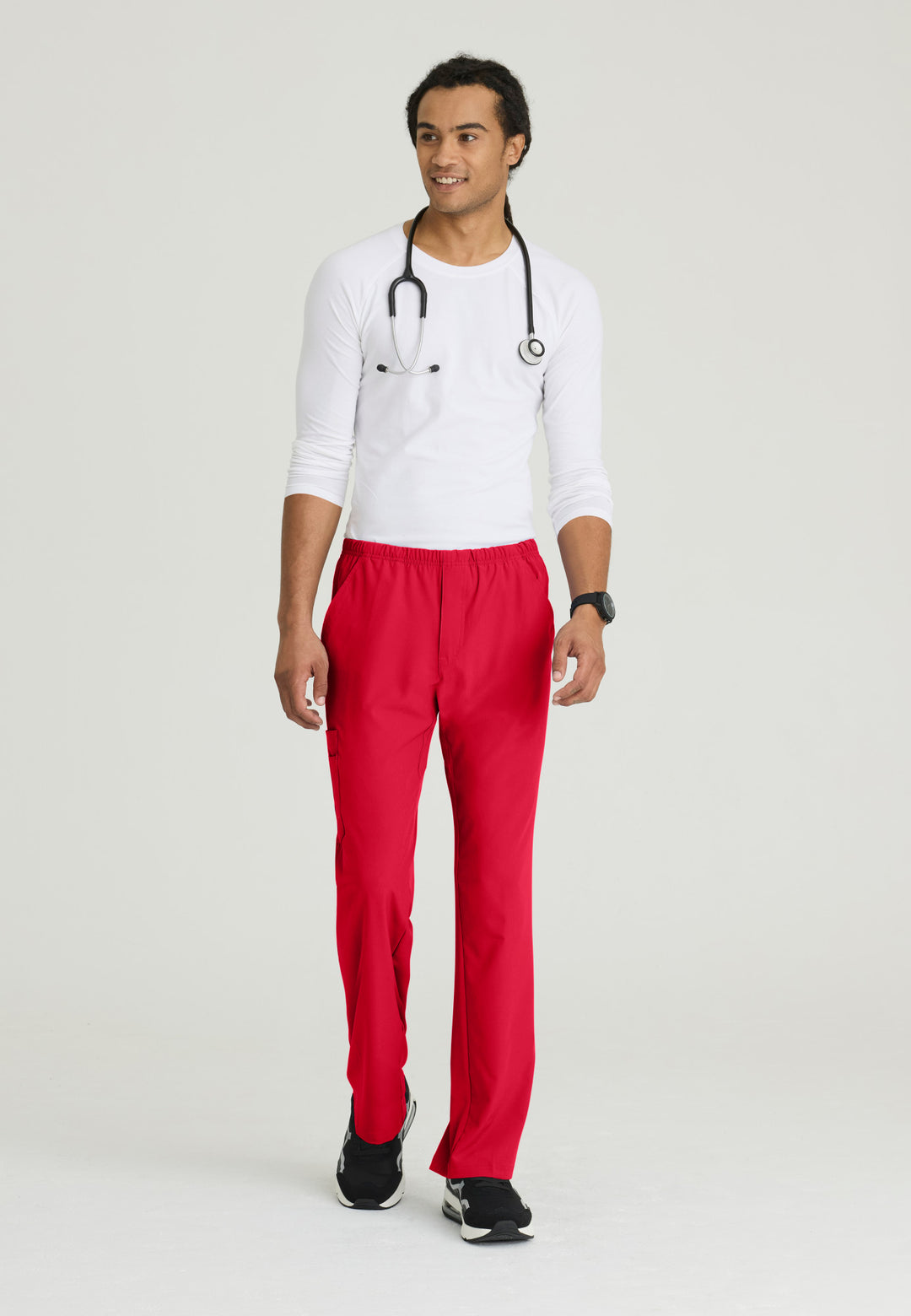 Structure Pant - True Red