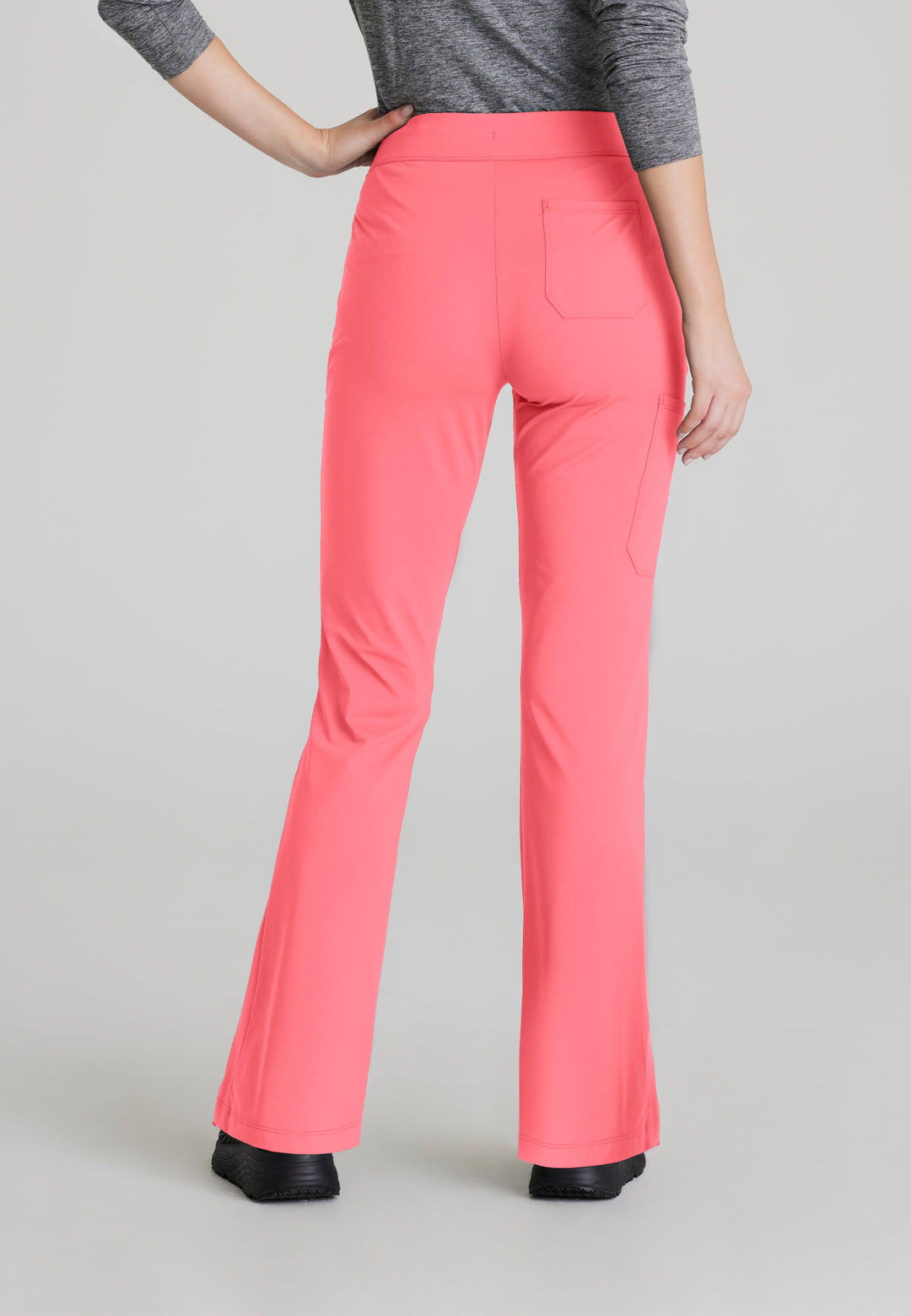 Glide Knit Flare Pant - Punch Pink