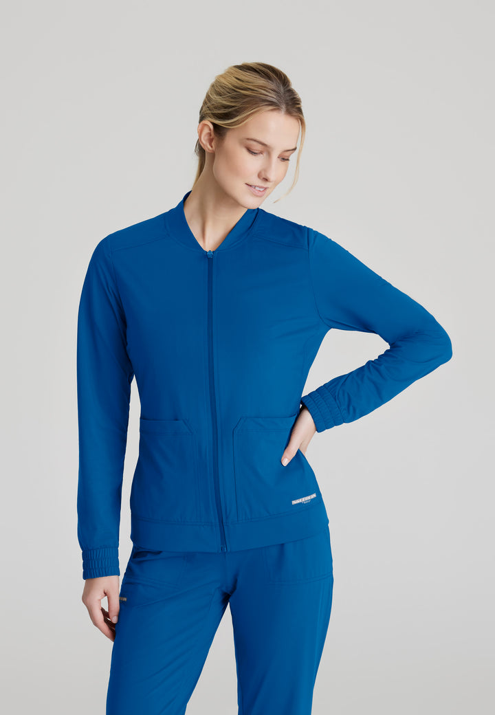 Contour Knit Warm-Up - New Royal