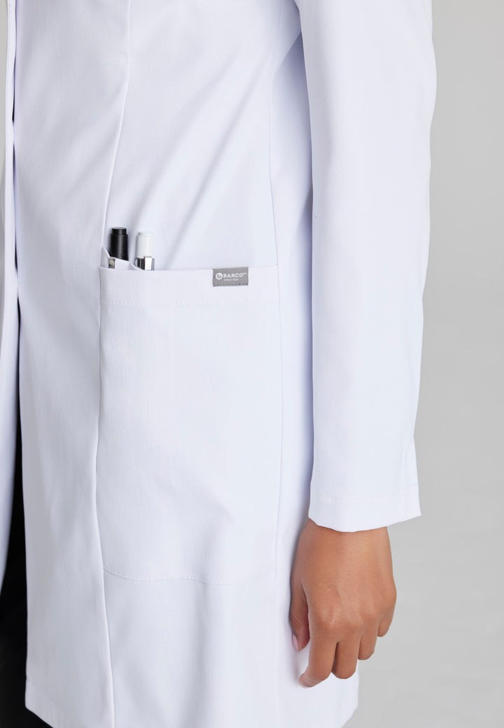 Grace Lab Coat - White