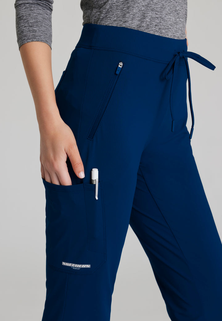 Glide Knit Flare Pant - Navy