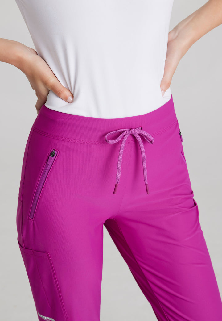 Glide Knit Flare Pant - Deep Magenta