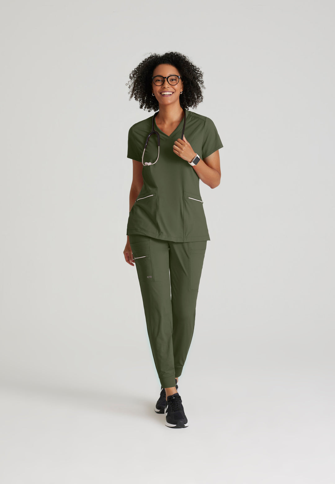 Pro Knit Jogger - Olive - Grey's Anatomy Scrubs