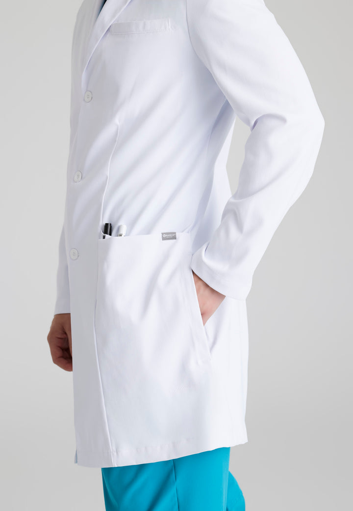 Verse Lab Coat - White