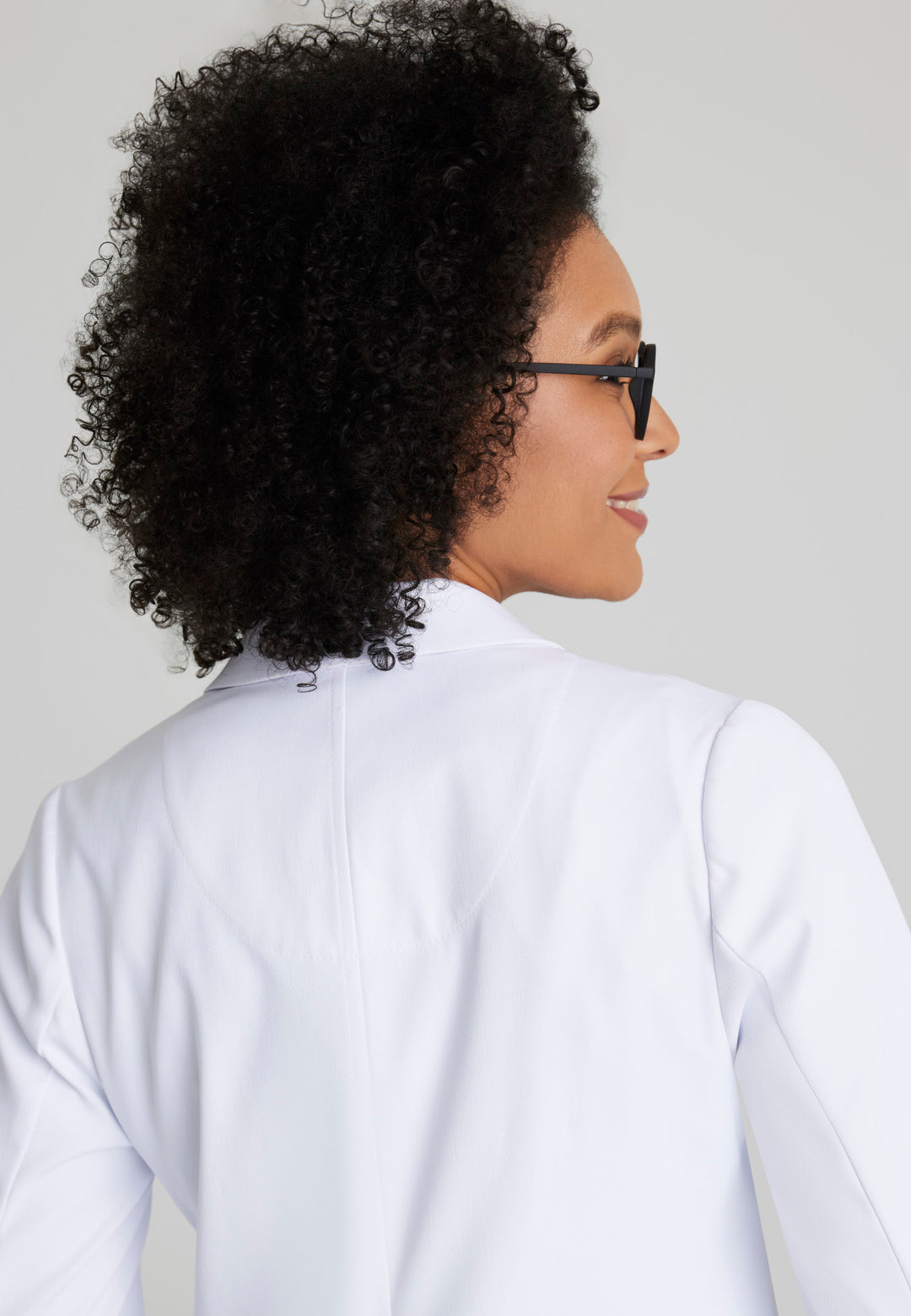 Grace Lab Coat - White