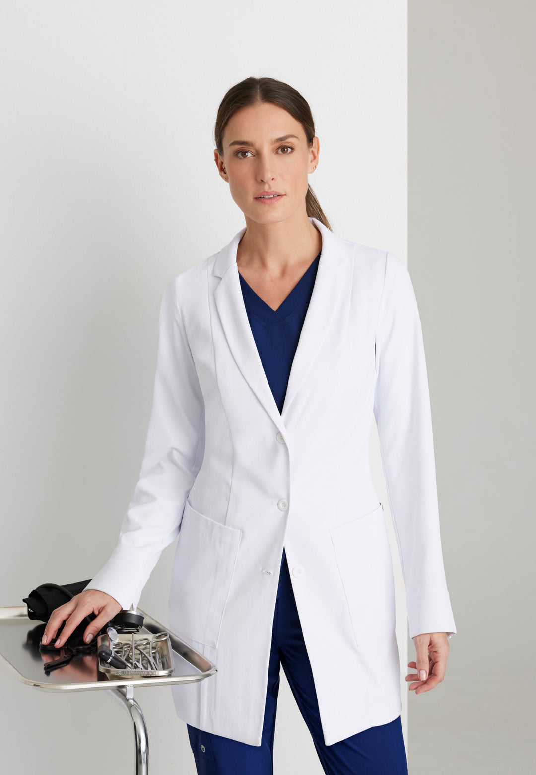 Merit Lab Coat - White