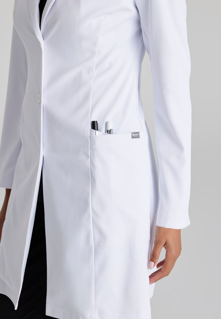 Grace Lab Coat - White