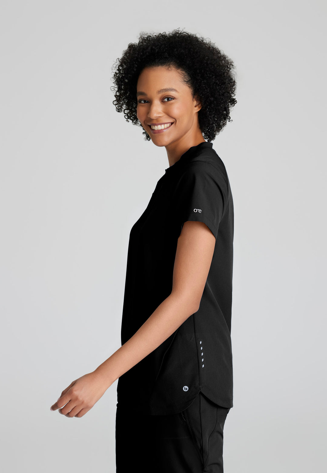 Flux Top - Black - Grey's Anatomy Scrubs