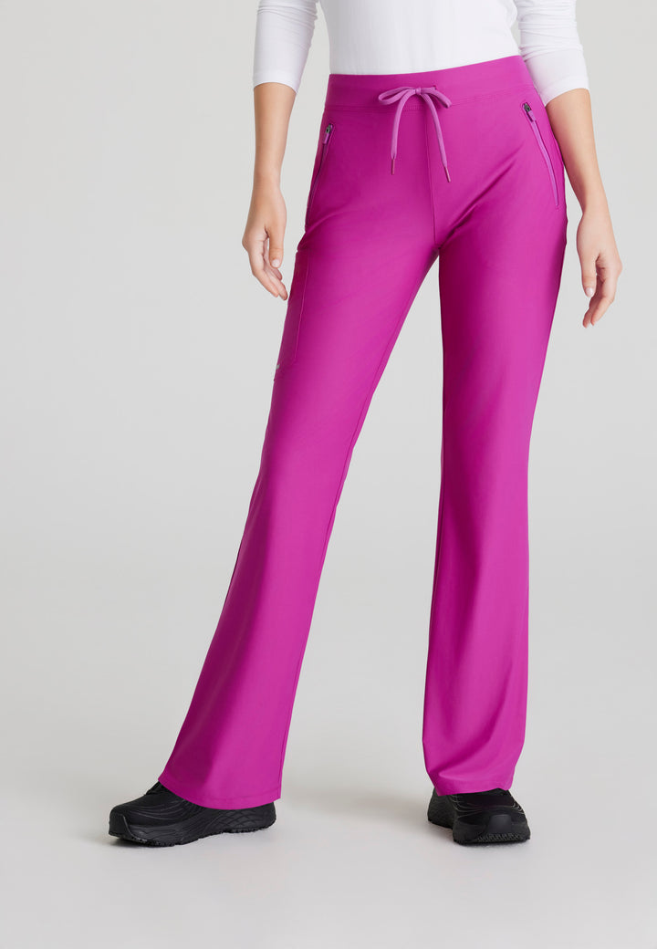 Glide Knit Flare Pant - Deep Magenta