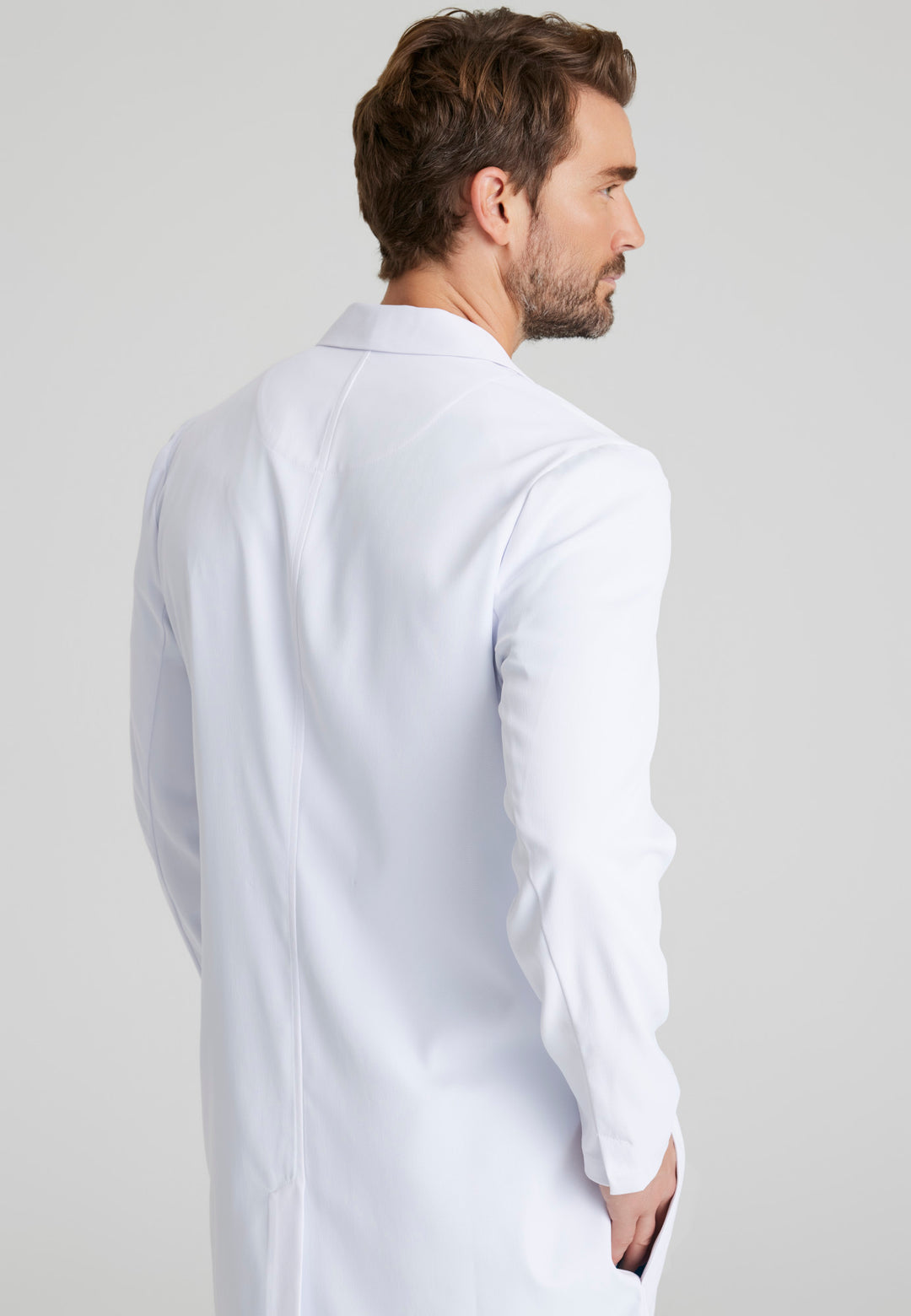 Verse Lab Coat - White