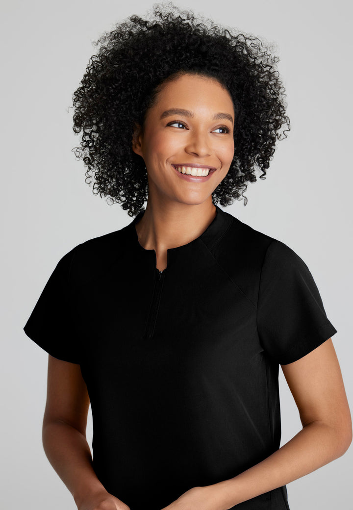 Flux Top - Black - Grey's Anatomy Scrubs