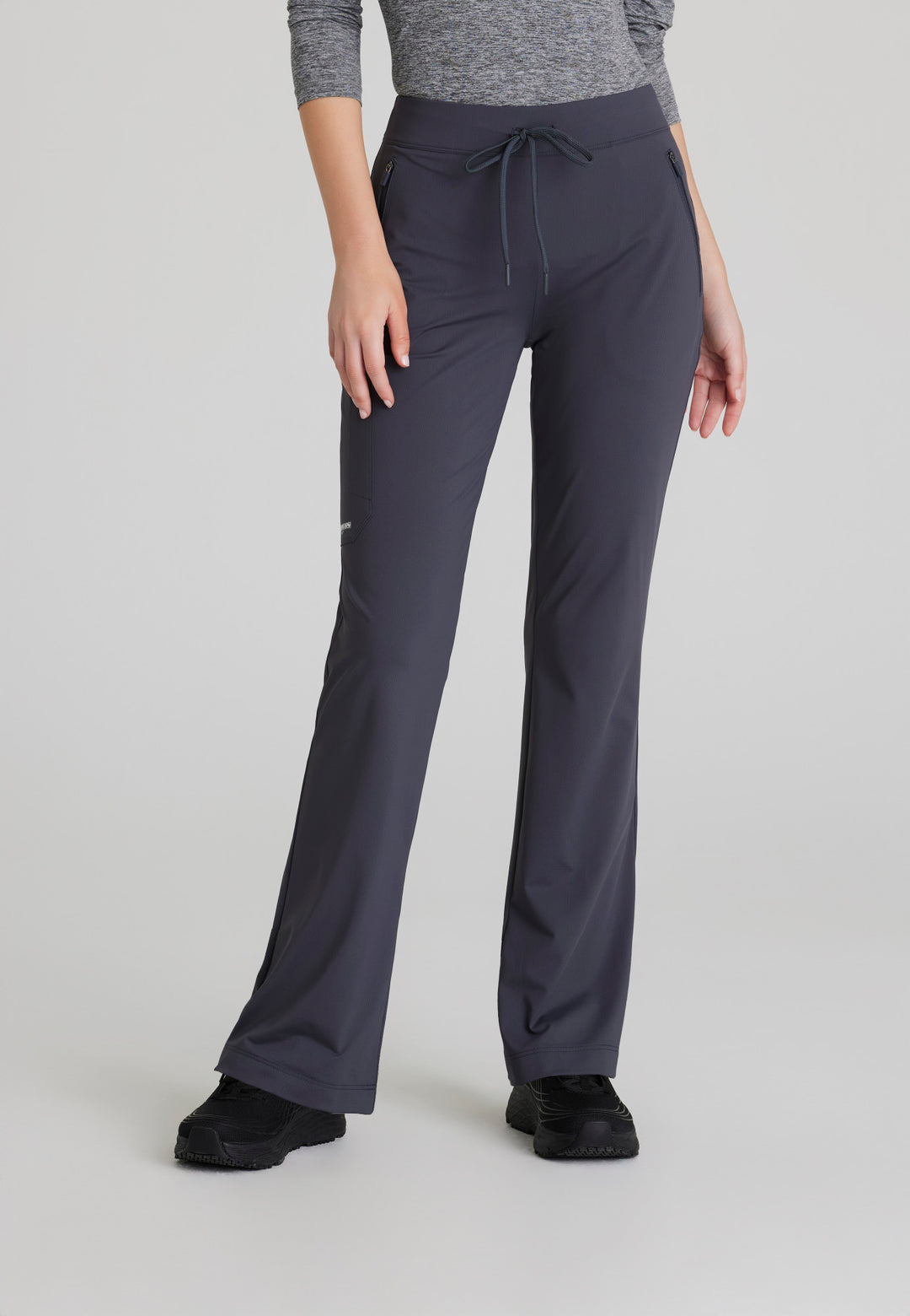 Glide Knit Flare Pant - Pewter