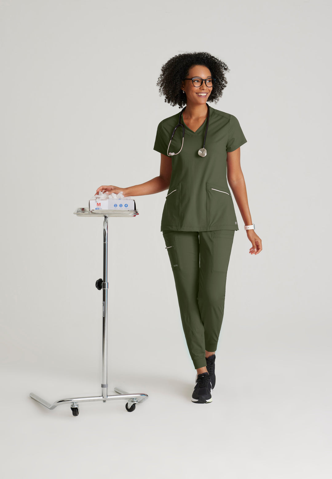 Pro Knit Jogger - Olive - Grey's Anatomy Scrubs