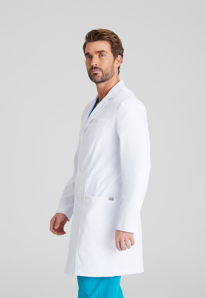 Verse Lab Coat - White