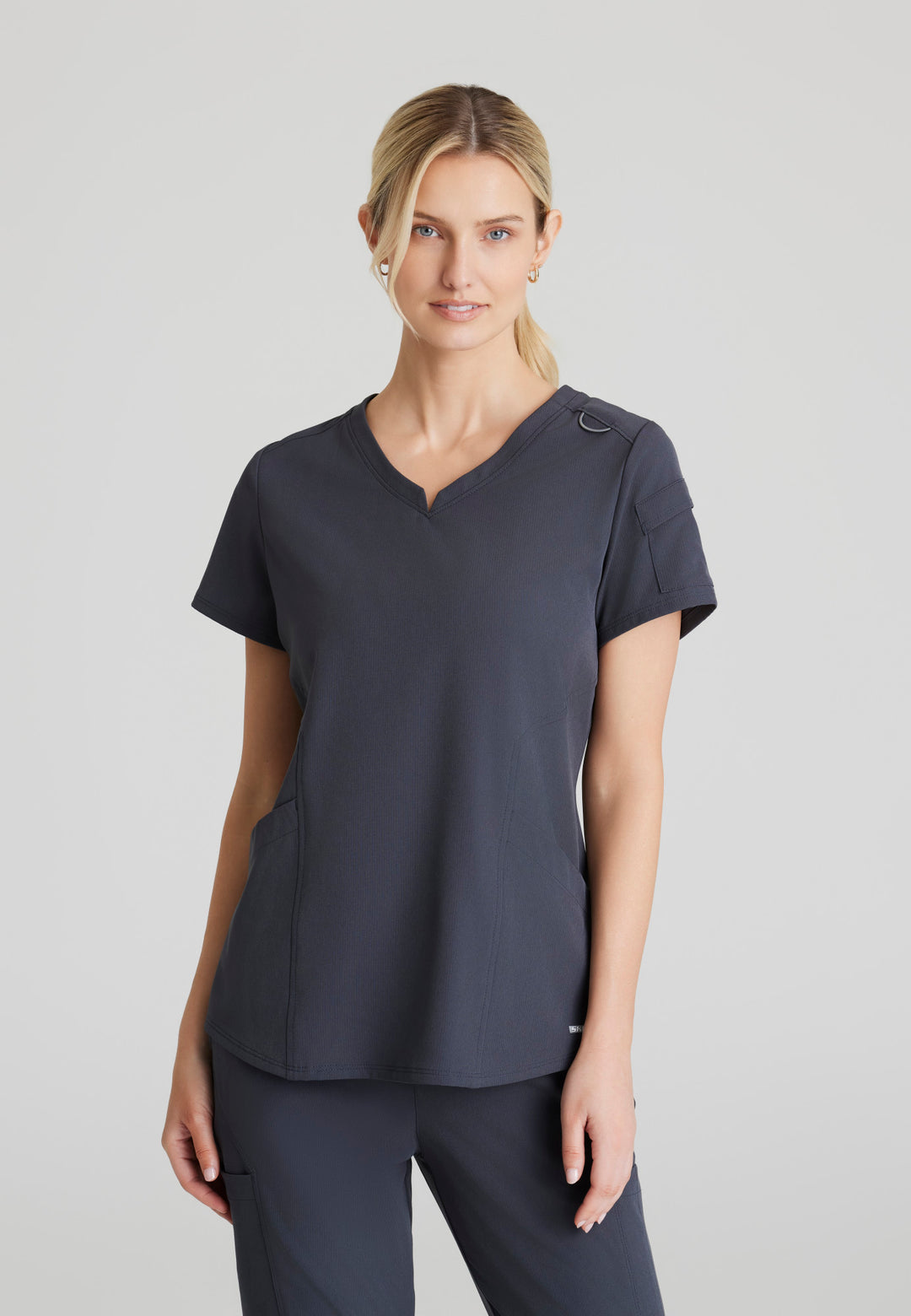 Aura Top - Pewter