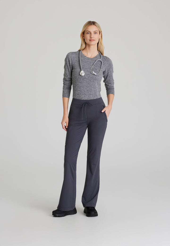 Glide Knit Flare Pant - Pewter