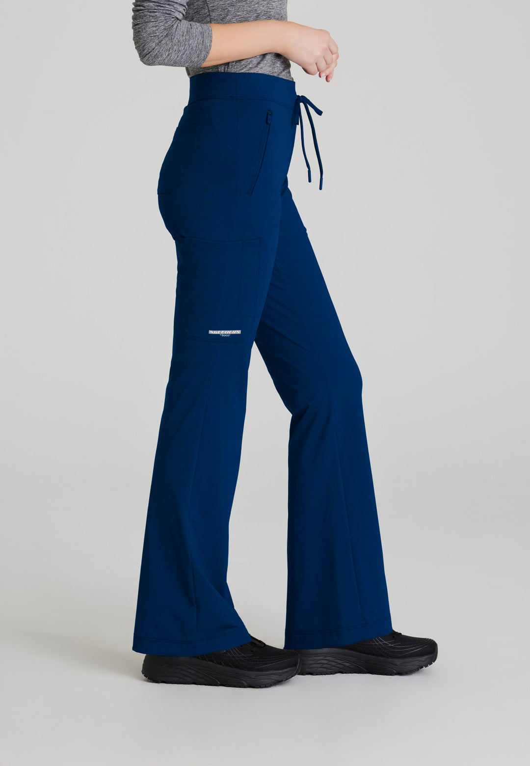 Glide Knit Flare Pant - Navy