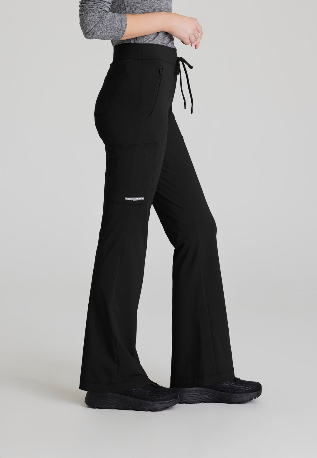 Glide Knit Flare Pant - Black